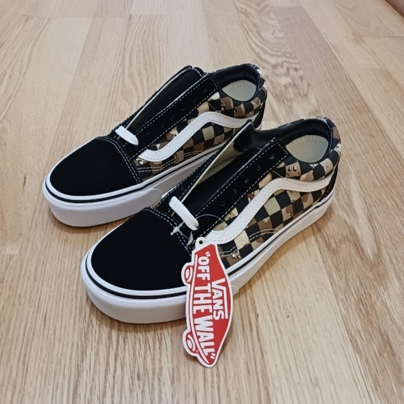 Vans Old Skool "Camo" Checkerboard Shoes size 6 for Women - Picture 3 of 9